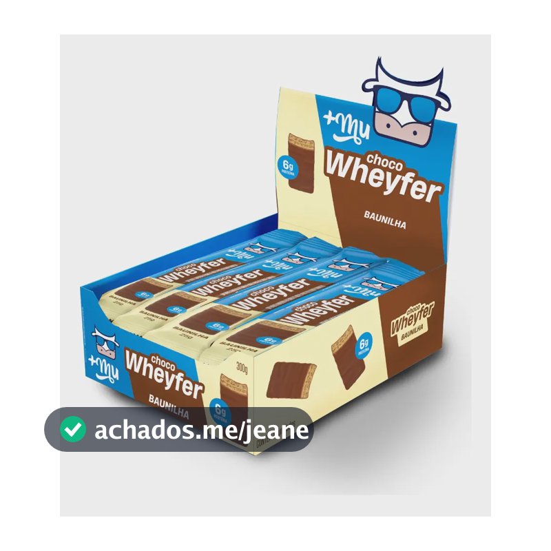 Barra de Proteína +Mu Chocowheyfer Baunilha 12 un