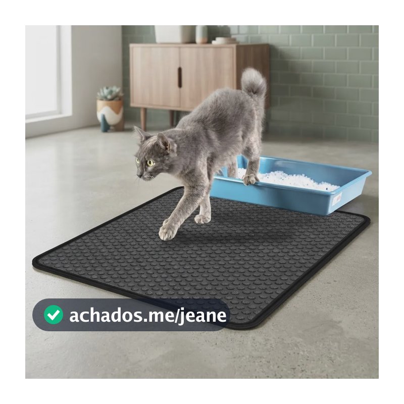 Tapete Higiênico P/ Gato Coletor De Areia Exg 68 X 100cm.