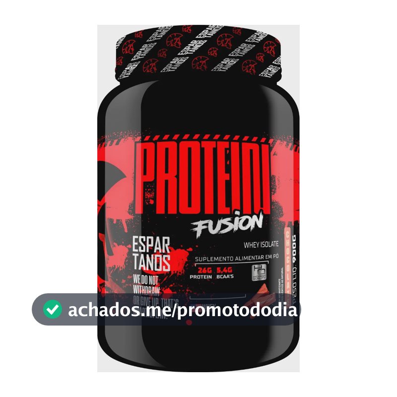 Whey Protein Fusion Isolate 900g - Espartanos Sports Sabor Chocolate