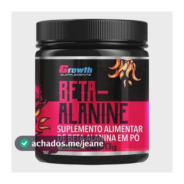 Beta Alanina 250g Growth Supplements - Sem Sabor em Pó