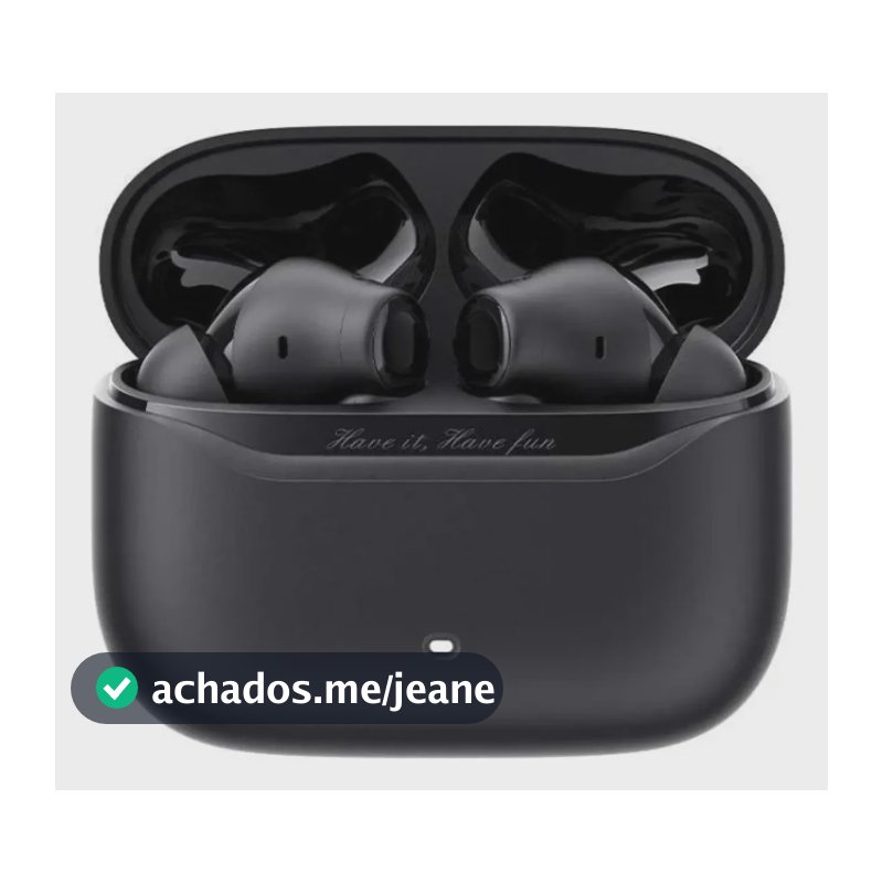 Fones de ouvido sem fio Havit 03t Tw991 Bt com microfone preto