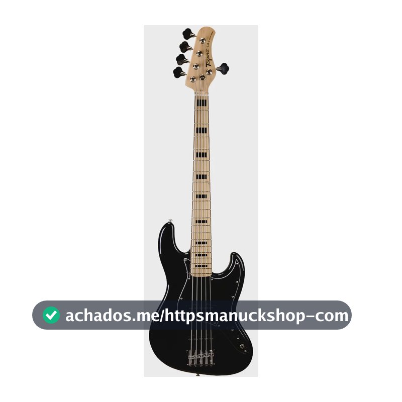 Baixo 5 Cordas Tagima TJB5 Special Classic Preto Captadores JJ