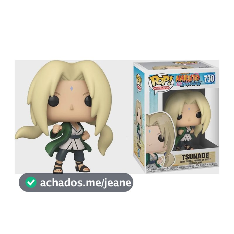 Naruto Shippunden Boneco Pop Funko Lady Tsunade #730