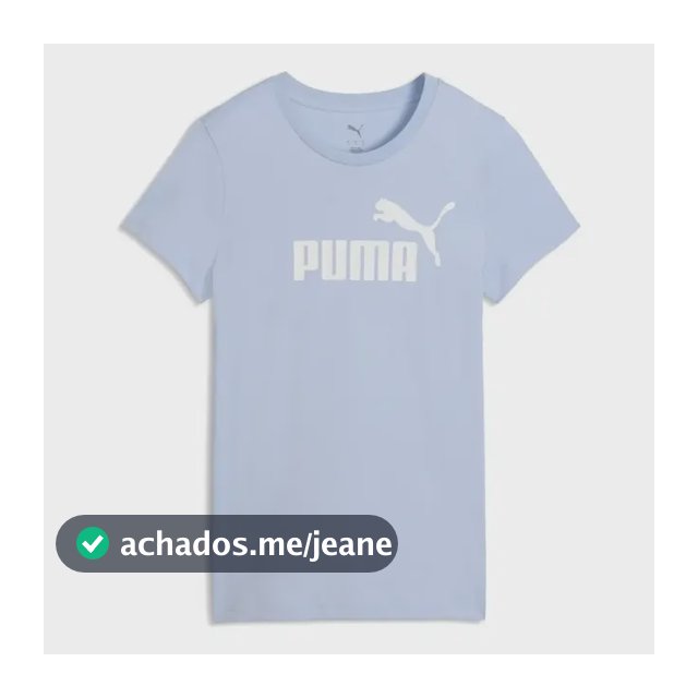 Camiseta Feminina Ess No. 1 Logo Slim Tank Puma Snow Mountain Blue N/a M Liso