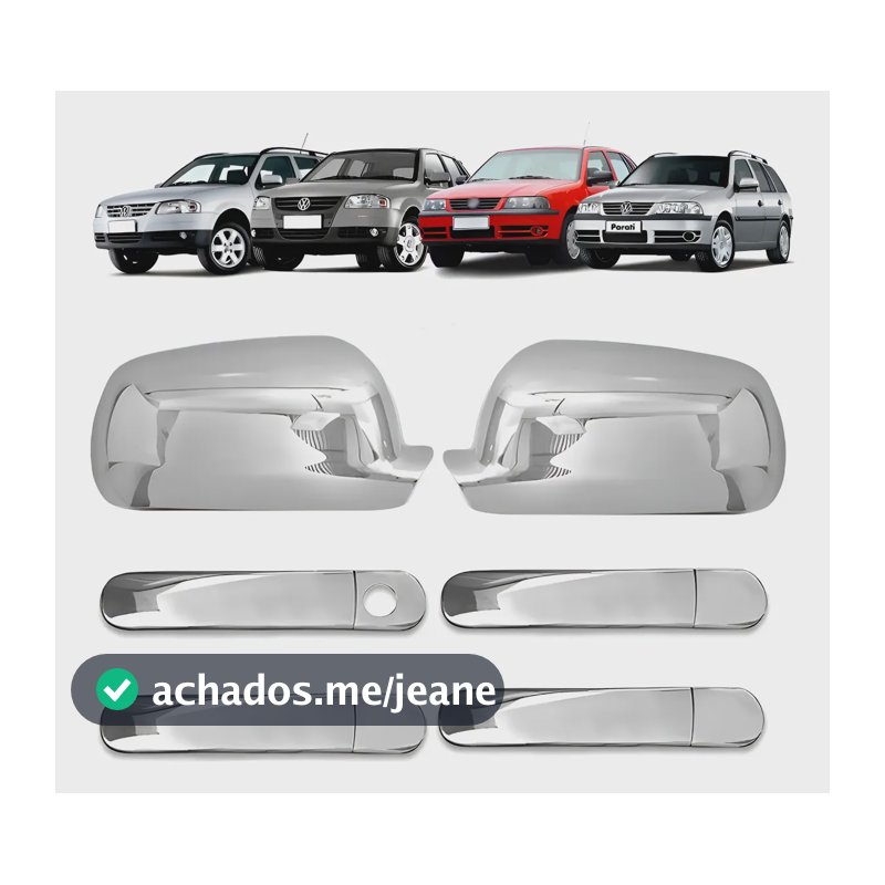Gol G3 00/05 Gol G4 05/14 Kit Retro Maçaneta Cromada