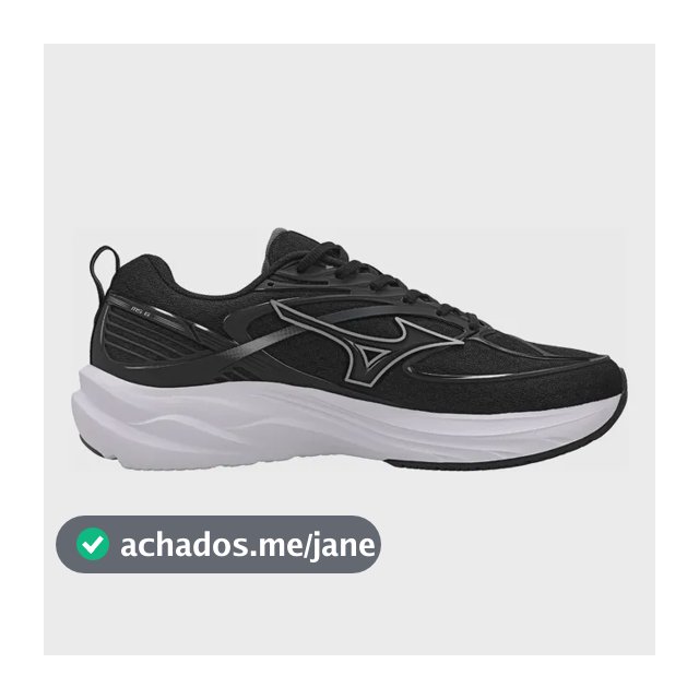 Tênis Masculino Space 6 Mizuno 90-preto Liso 40 Br