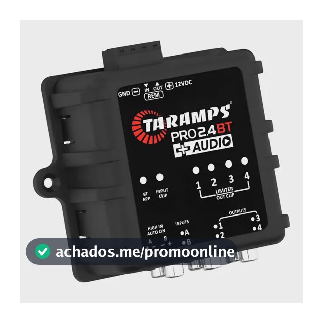 Taramps Processador Audio Digital Pro 2.4 Bluetooth Limiter