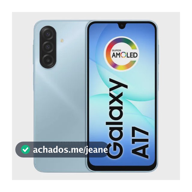 Celular Samsung Galaxy A17 Com Ia, 128gb, 4gb Ram, Câm De 50mp, Tela De 6.7 , Nfc, Ip54 - Azul Light Blue
