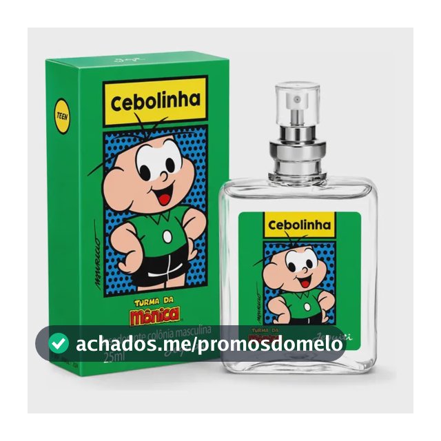 Desodorante Colônia Cebolinha Turma da Mônica Jequiti 25ml