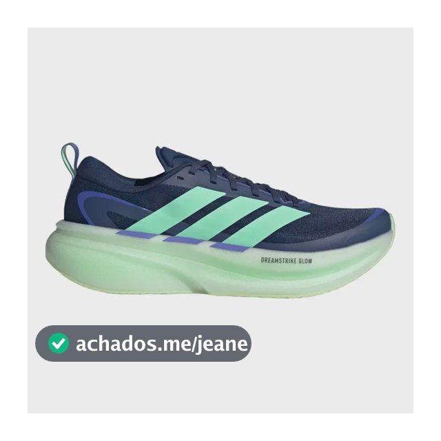 Tênis De Corrida Masculino Supernova Glide adidas Azul Liso 41 Br