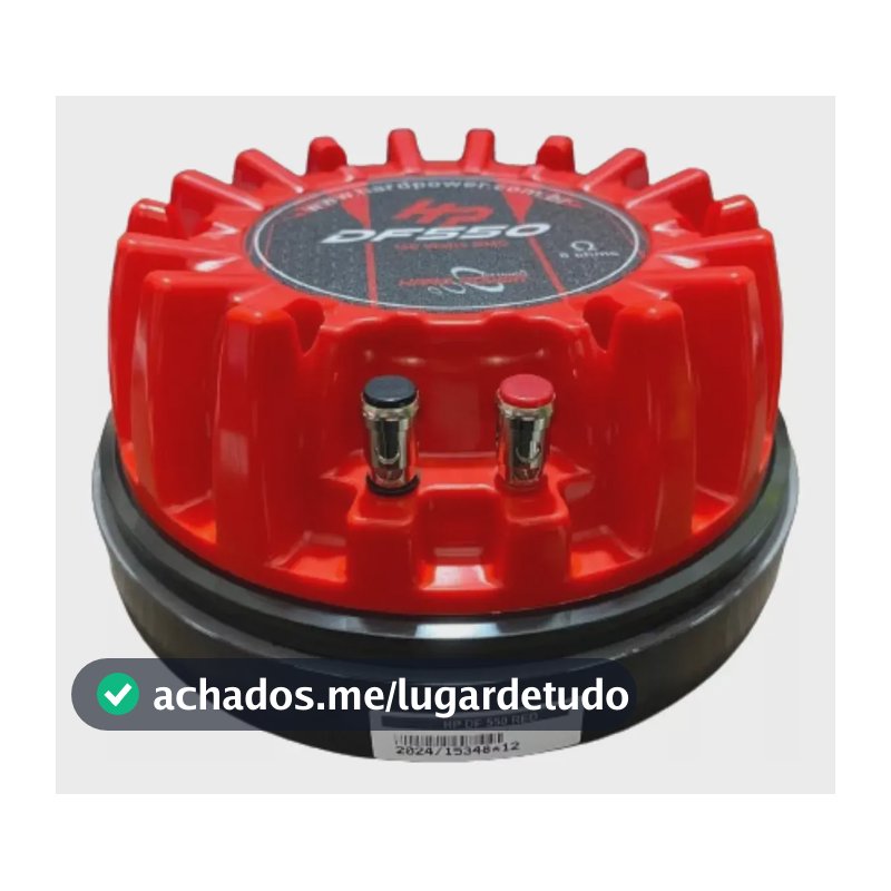 Driver Fenolico Hard Power Hp Df 550 160w Rms 8ohms Vermelho