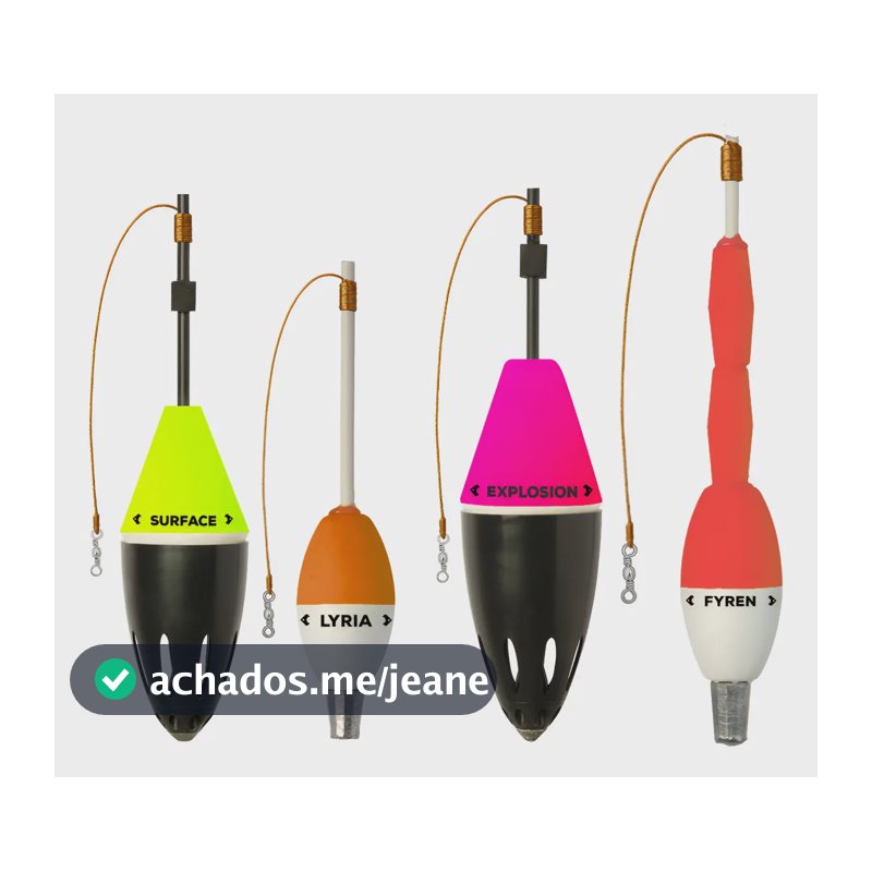 Kit Boia Cevadeira e Torpedo Corrêa Fish Surface Explosion Fyren Lyria 22cm Sortidas