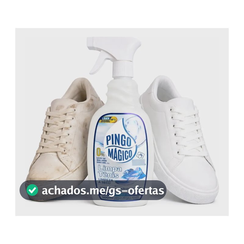 Limpa Tenis Fácil Limpeza Profunda Spray A Seco 500ml Azul-claro