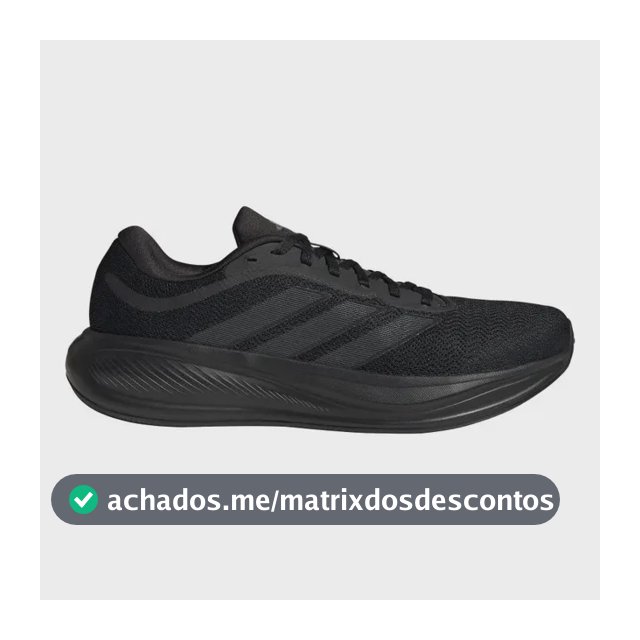 Tênis Response Runner 2 adidas Preto / Core Black / Core Black / Grey Five 39 Br
