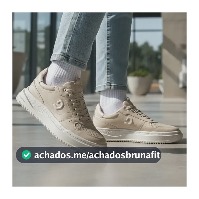 Sapatênis Masculino Democrata Denim Block Couro Confortável