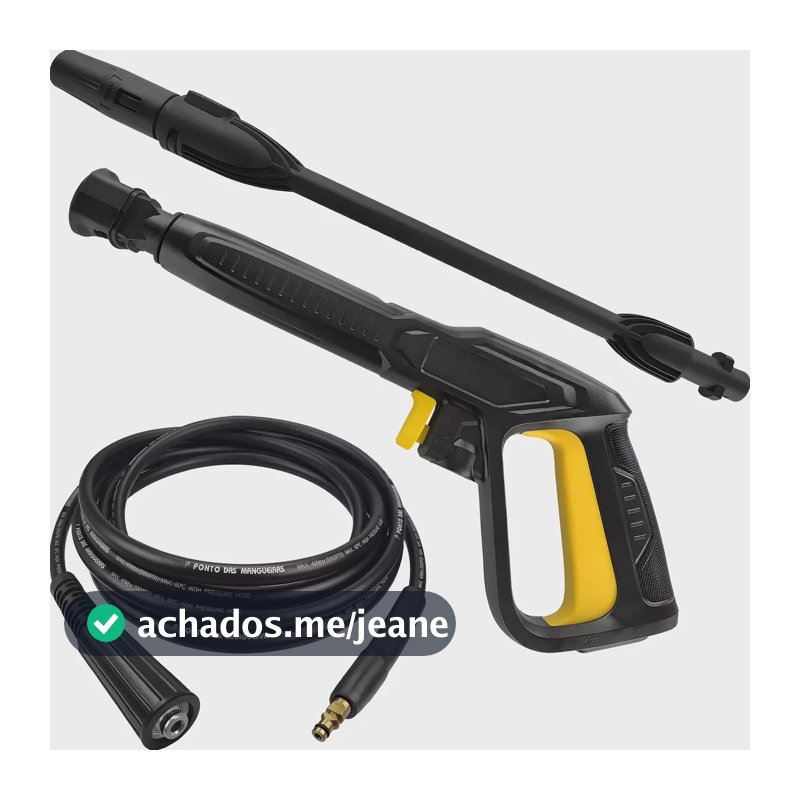 Kit Pistola Mangueira 06 Metros Lavadora Para Karcher K 3.40