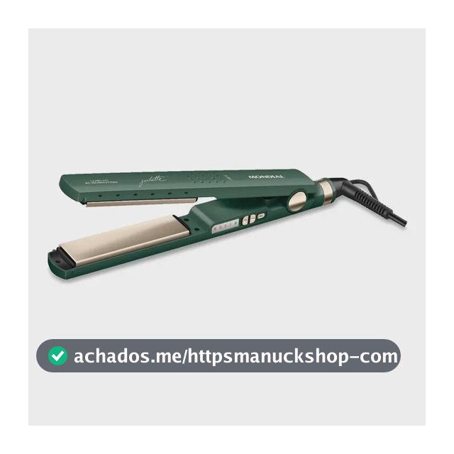 Prancha Alisadora By Juliette Mondial Verde Oliva Bivolt P-JU-02