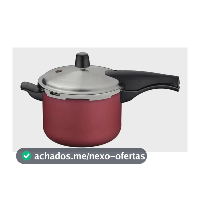 Panela De Pressão 4,5l Tramontina Vancouver Effect 20591-720 Cor Vermelho