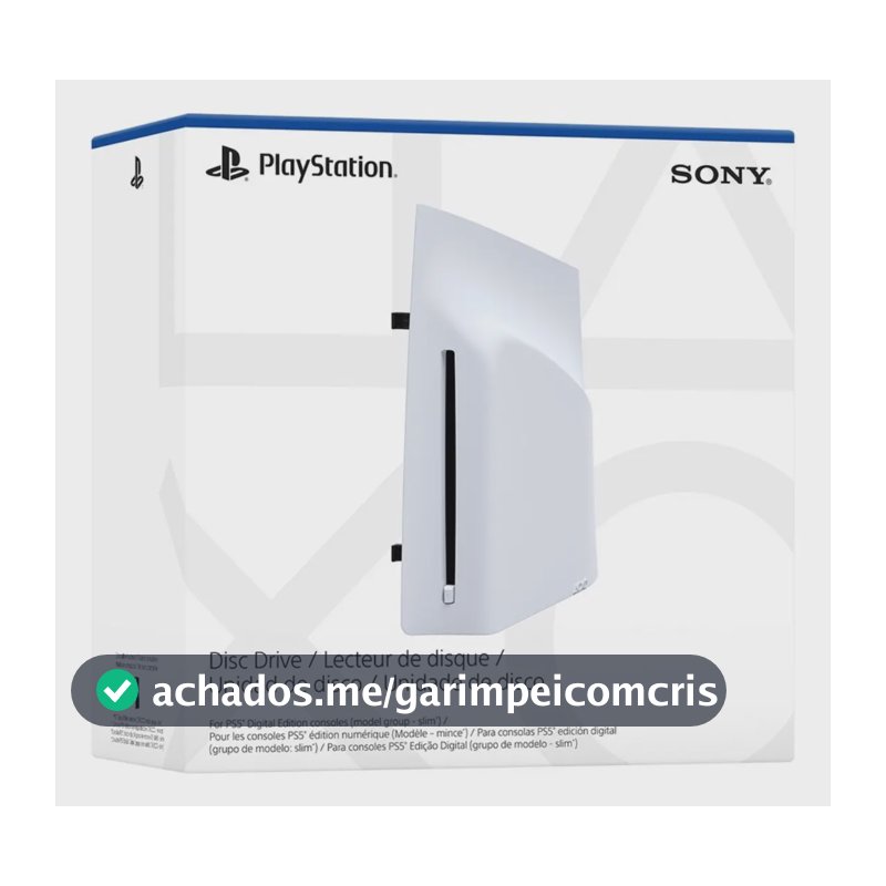 Unidade De Disco Playstation 5 Slim Cor Branco