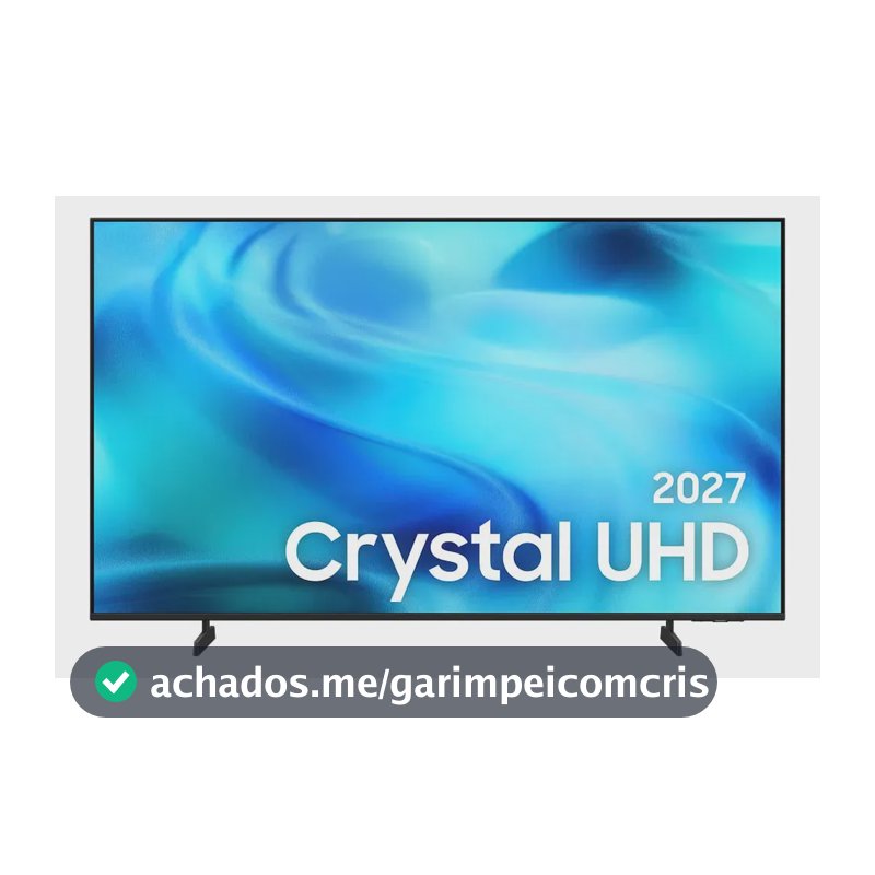 Samsung Smart TV 58" Crystal UHD 4K U8000H 26/2027, Vision AI Companion, Modo Estádio, Xbox Cloud Gaming