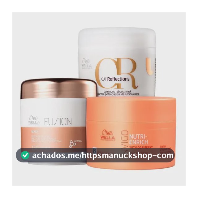 Kit Cronograma Capilar Fios Perfeitos 150ml - Wella