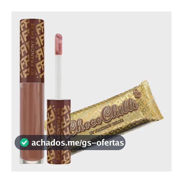 Chocochilli Gloss Fran By Franciny Ehlke Acabamento Brilhant Chocolate