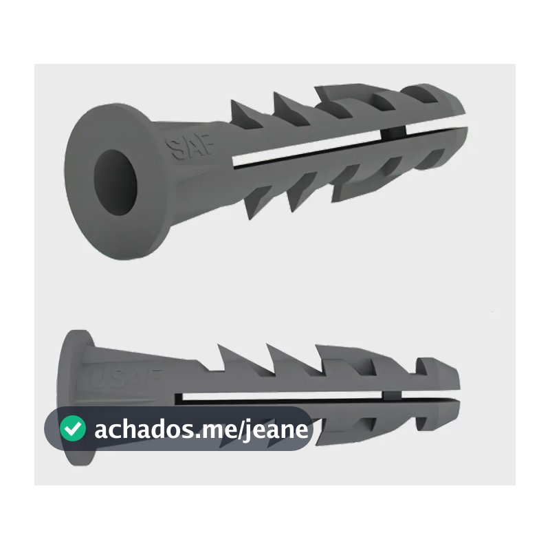 Bucha de Parede 6mm Polietileno Com Anel Kit 1000 Un USAF Convencional