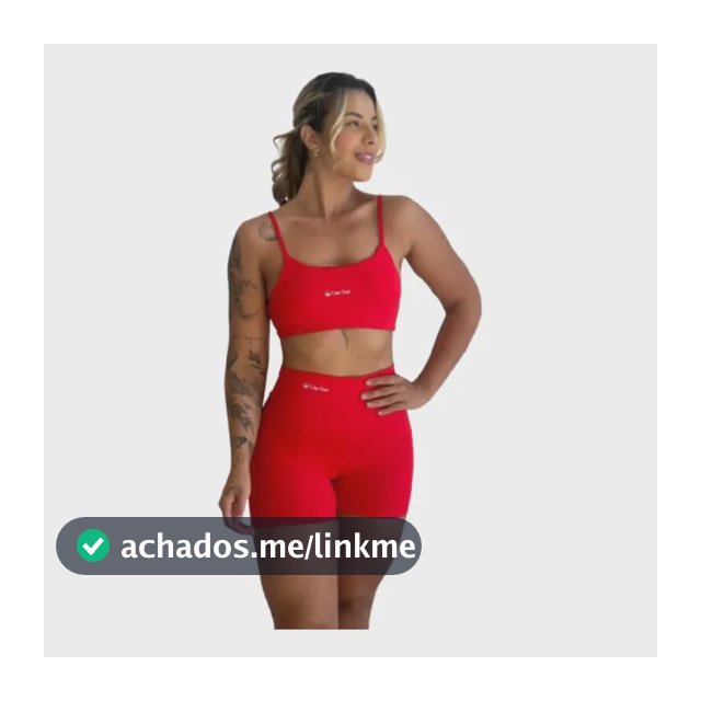 Conjunto Fitness Virginia Top Shorts Meia Coxa Cintura Alta