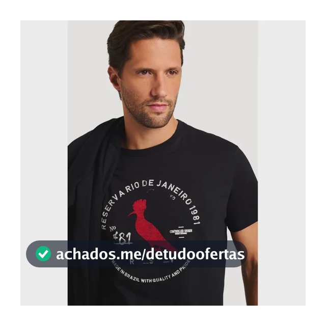 Camiseta Sb Algodão Carimbo Gaze Reserva