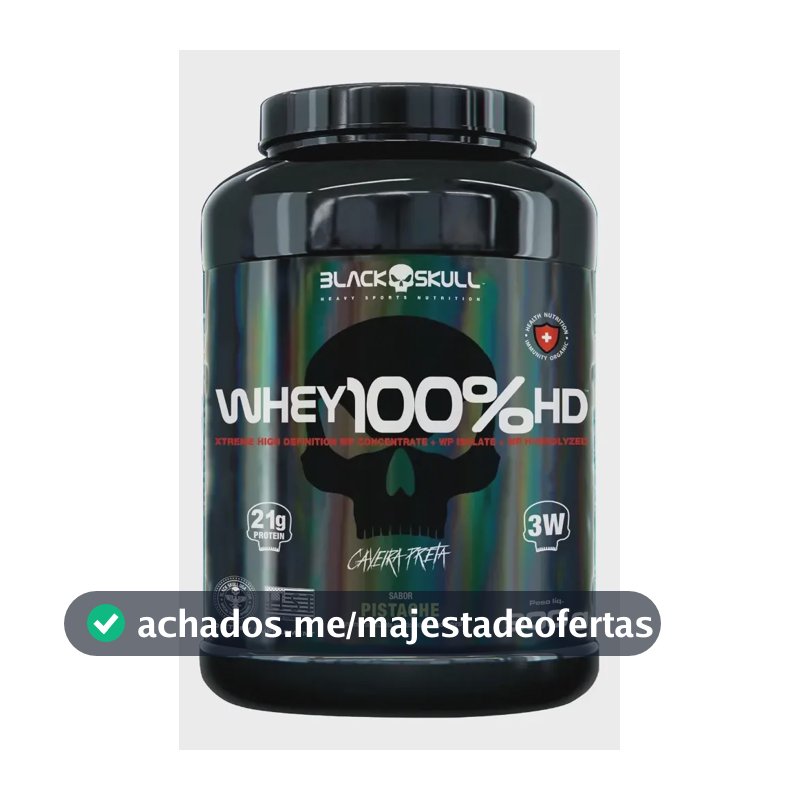 Whey 100% Hd (wpc, Wpi, Wph) 900g - Pistache - Black Skull