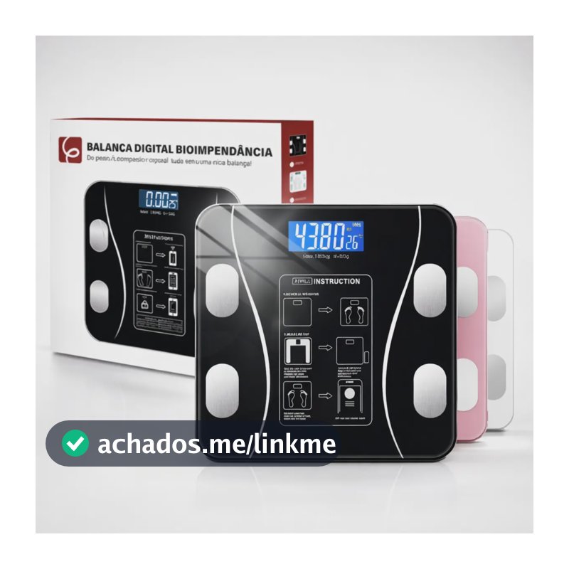 Eps-6905 BaIan Epsilon Inteligente Bluetooth Com App, Lcd, Vidro Temperado, 180kg