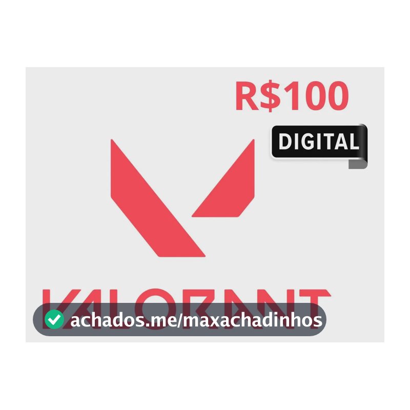 Valorant R$100 (Digital)