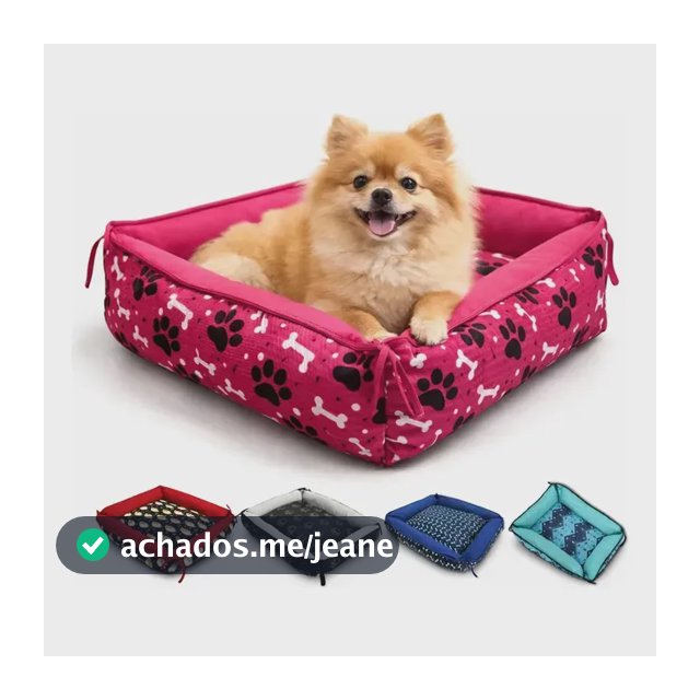 Caminha Pet Pra Cachorro Raça Pequena Gato Impermeável Zíper