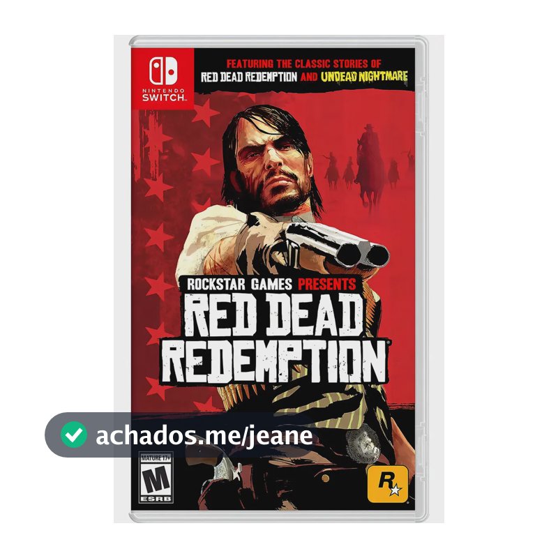 Red Dead Redemption Switch Midia Fisica