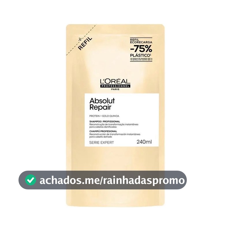 Shampoo Refil Absolut Repair 240ml L'oréal Professionnel