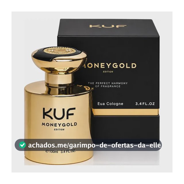 Perfume Masculino Kuf Moneygold 100ml Importado
