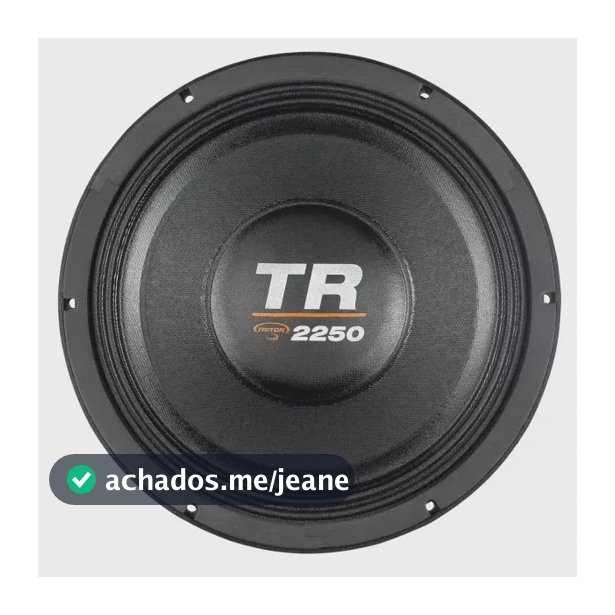 Woofer Triton Tr 2250 12 Polegada 2250 W Alto Falante Tr2250 Cor 4 Ohms