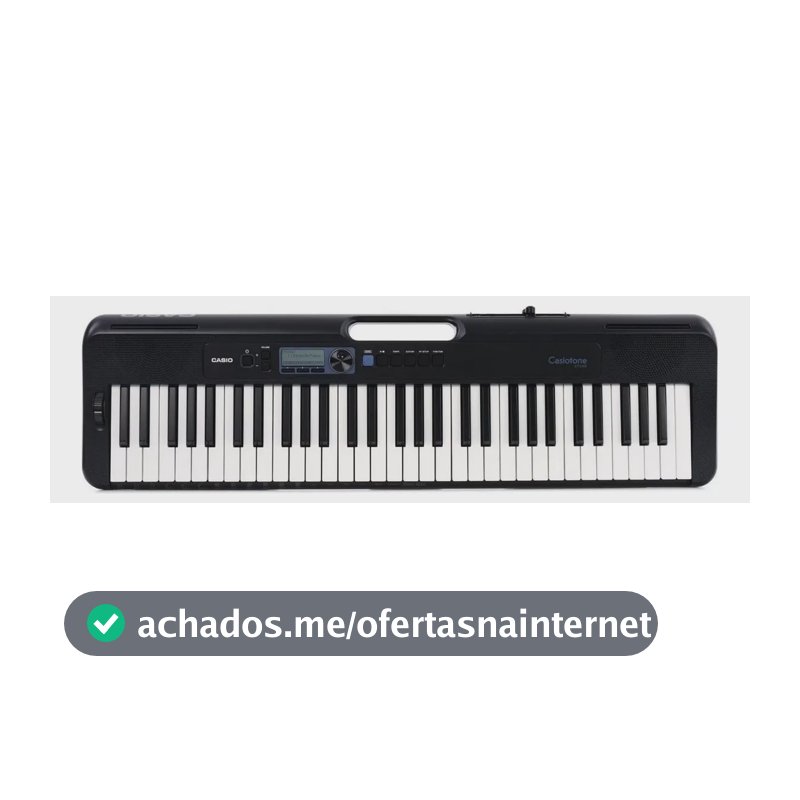 Teclado musical Casio Casiotone CT-S300 61 teclas preto