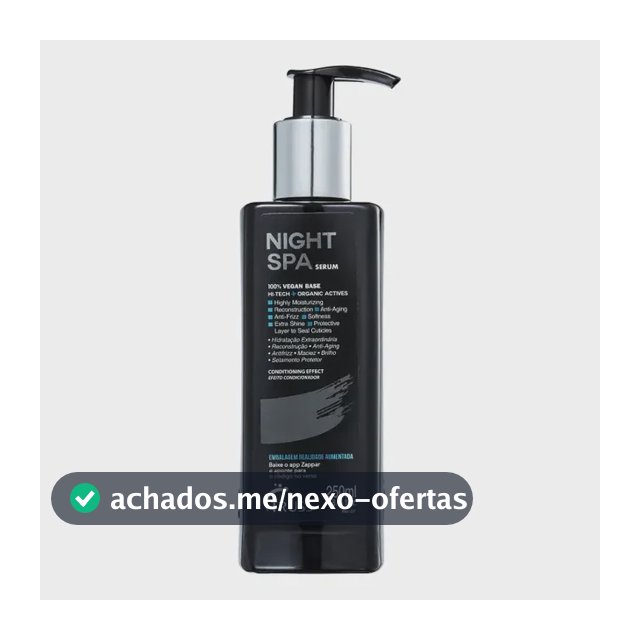 Night Spa Sérum Capilar De Tratamento Noturno Truss 250ml