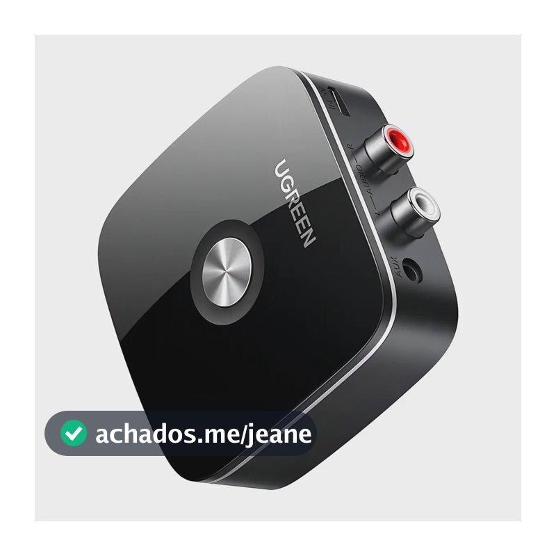 Receptor Bluetooth 5.3 Ugreen (bateria Inclusa) Preto