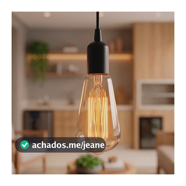 Lâmpadas Filamento De Carbono Retrô St64 40w Dimerizavel
