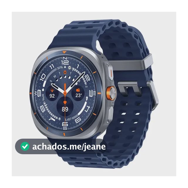 Samsung Galaxy Watch Ultra 2025 Smartwatch 47mm Lte, Galaxy Ai, Titânio Aeroespacial Titânio Azul