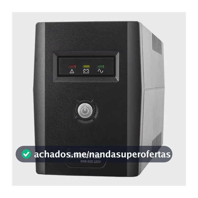 Nobreak Interativo Monovolt Intelbras Xnb 600va 120v Cor Preto