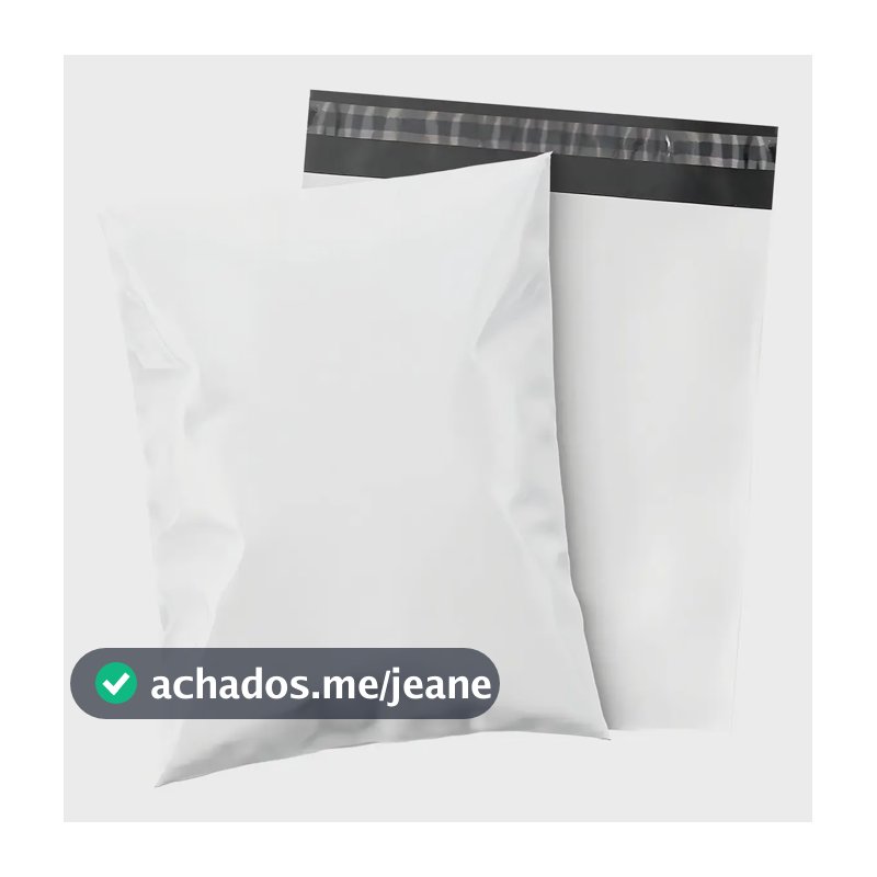Envelope Segurança 20x30 500und Coex Branco Saco Plástico Correios Sedex Envios Ecommerce Marketplace Embalagem Expedição Acesso