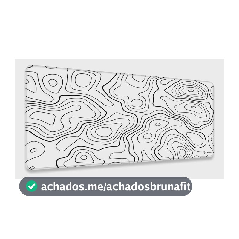 Mouse Pad Gamer Grande Profissional 90x40 Alta Qualidade Estampa Topografia Titorion