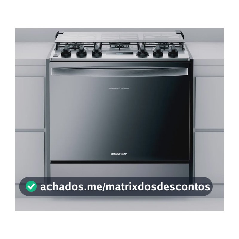 Fogão De Embutir Brastemp 5 Bocas Inox - Bys5pcr