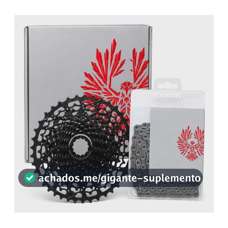 Cassete 11-50 Pg 1230 + Corrente Sram Nx Eagle 12v Preto 11 50