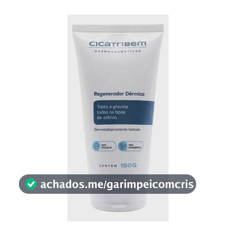 Creme Hidratante Anti Estrias Regenerador Dérmico da Cicatribem 150g
