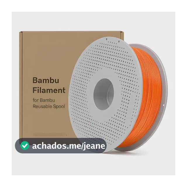 Filamento 3d Bambu Lab Pla Lite 1kg C/ Carretel Cores Cor Laranja