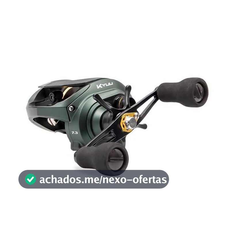 Carretilha BG KyUU Tork Freio Mecânico 10+1 Rol. Drag 13kg